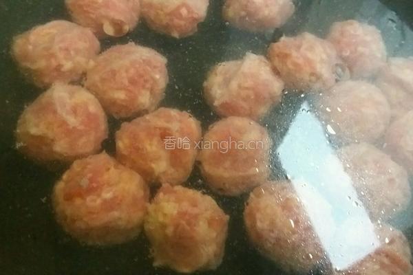莲藕蕃茄牛肉丸（私房菜）的做法图解6