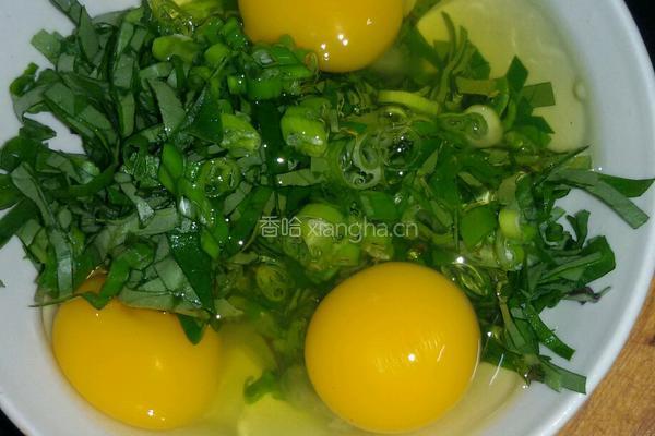 罗布麻摊鸡蛋的做法图解3