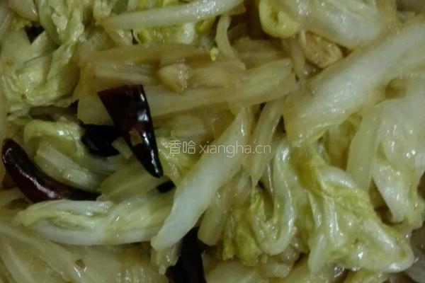 酸辣大白菜的做法图解6