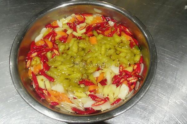 跳水泡菜的做法图解6