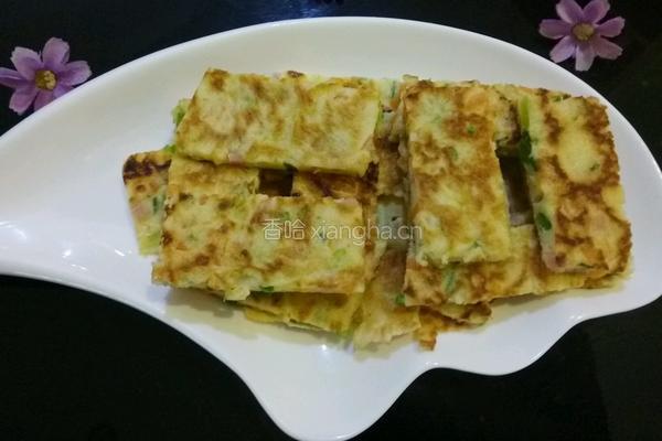 蔬菜鸡蛋饼的做法图解9
