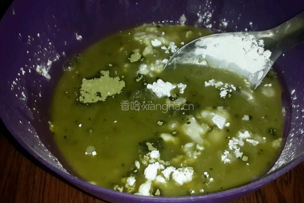 抹茶糯米糍的做法图解1
