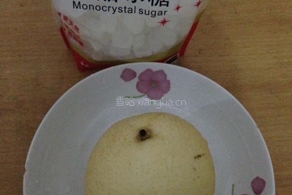 冰糖雪梨的做法图解1