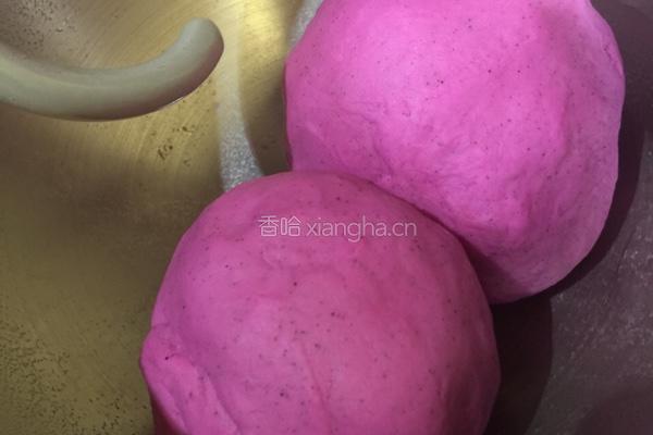 火龙果汁蝴蝶面的做法图解3