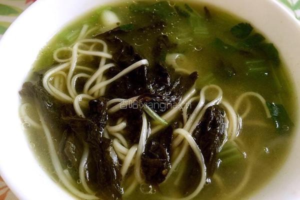 芝麻叶面条的做法图解11