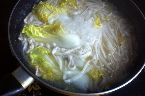 猪肝肉丝面的做法图解15