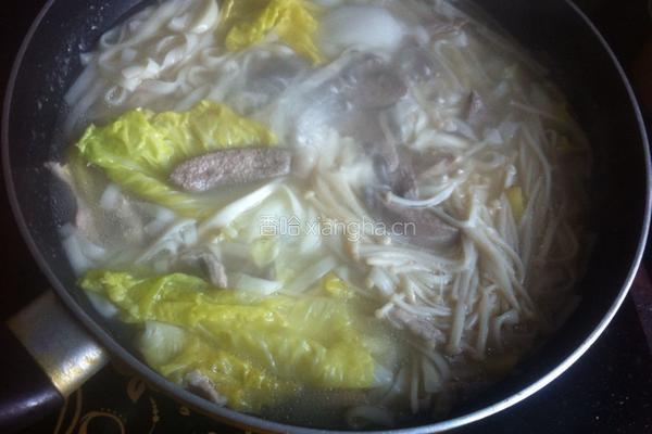 猪肝肉丝面的做法图解16