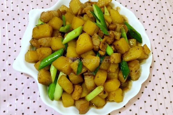 土豆焖肉的做法图解8