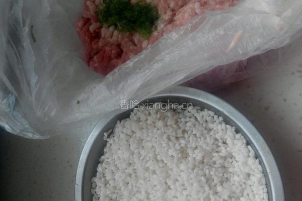 珍珠丸子的做法图解1