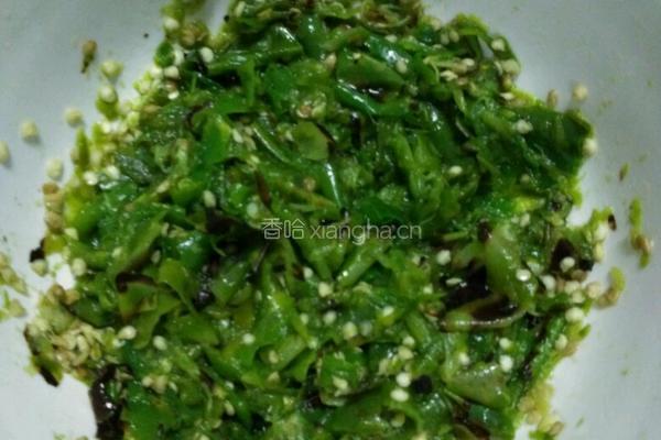 烧烤虎皮尖椒泥的做法图解5