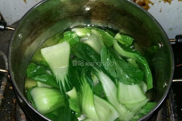 蚝油香菇菜心的做法图解2