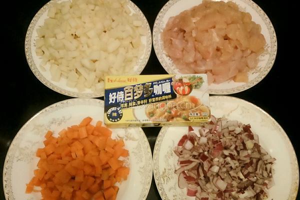 咖喱鸡块饭的做法图解2