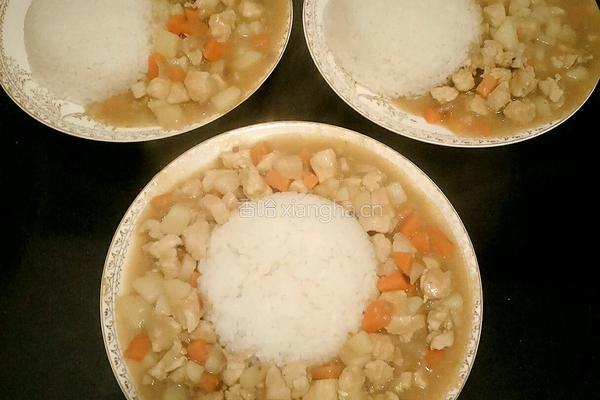 咖喱鸡块饭的做法图解7