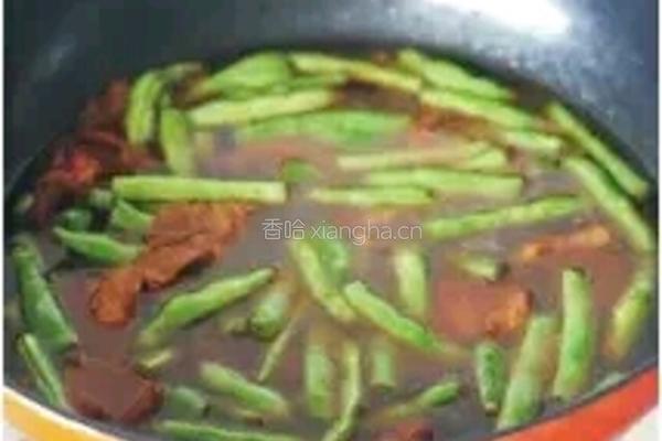 豆角焖面的做法图解5