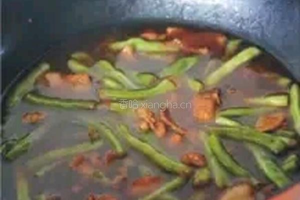 豆角焖面的做法图解6