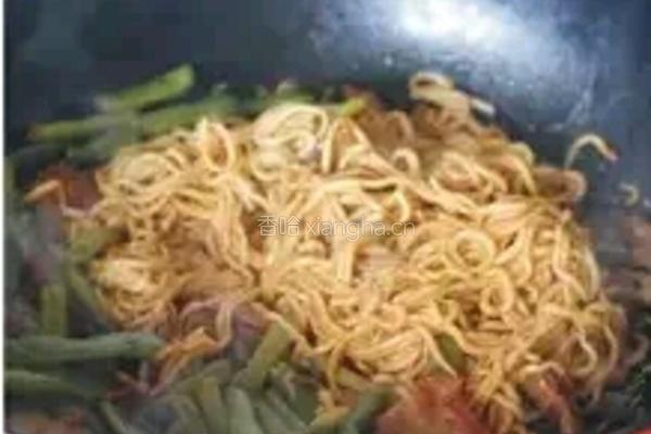 豆角焖面的做法图解8