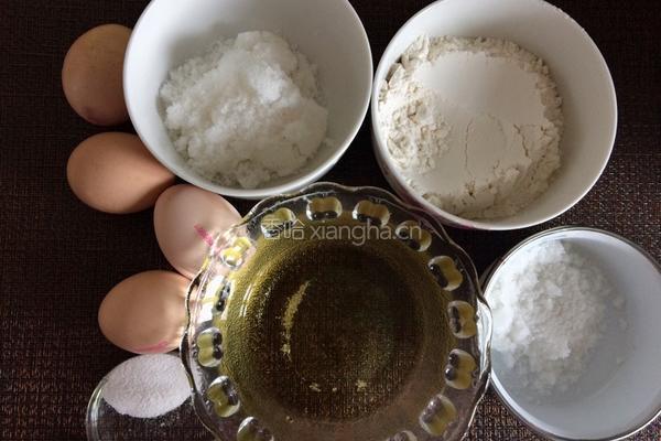 肉松蛋糕卷的做法图解1