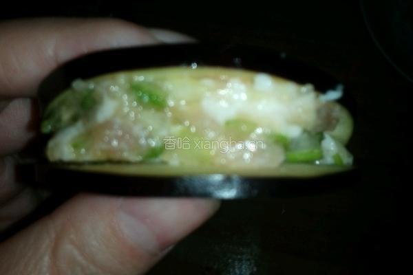 蒸茄夹的做法图解3