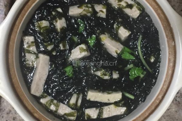 肉片紫菜汤的做法图解5