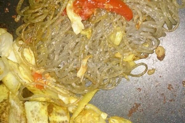 咖喱红薯粉的做法图解4