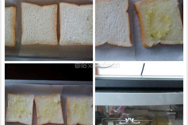 蒜香面包片的做法图解3