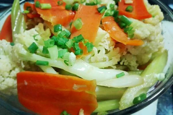 素炒花菜的做法图解8