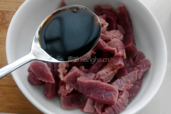 彩椒炒牛肉的做法图解3