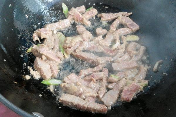 彩椒炒牛肉的做法图解7