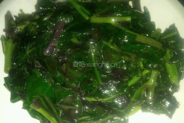 蒜泥紫色菜