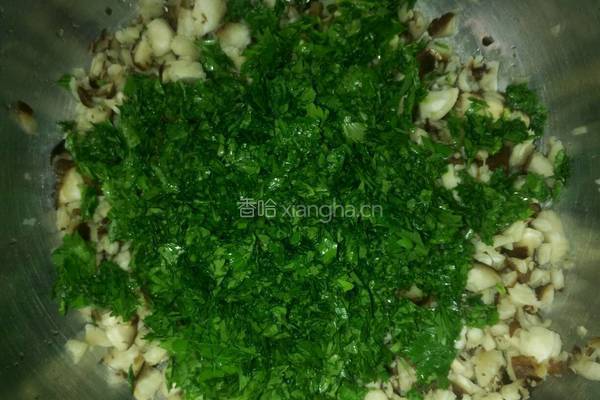 香菇肉馅饼的做法图解4