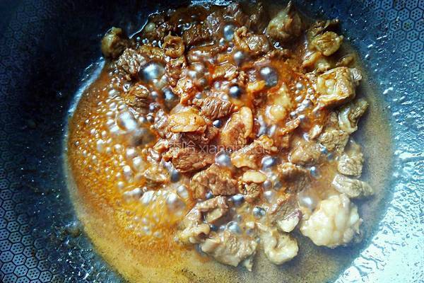酒香焖牛腩的做法图解10