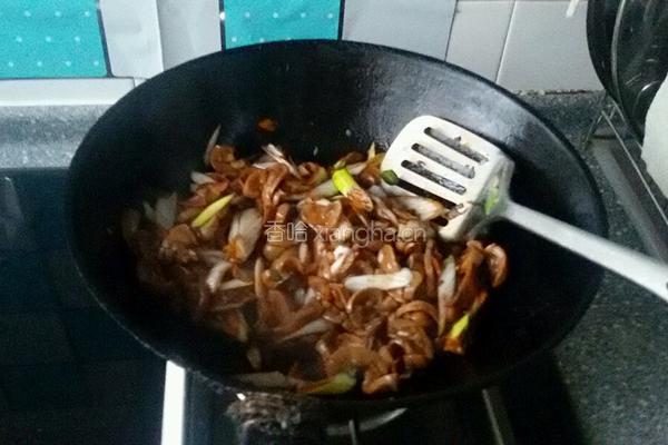 大葱爆牛腰的做法图解11