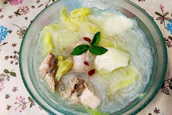 白菜粉丝炖排骨的做法图解14