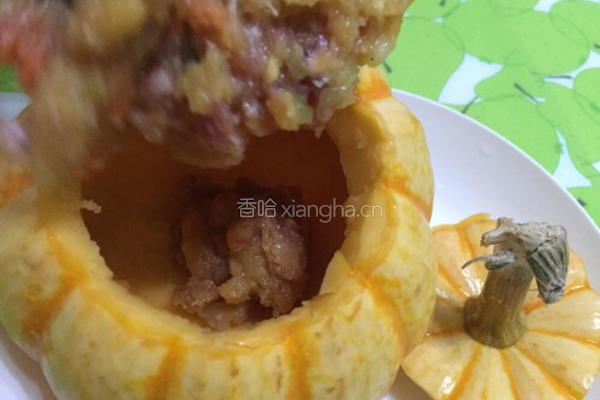南瓜牛肉蒸的做法图解6