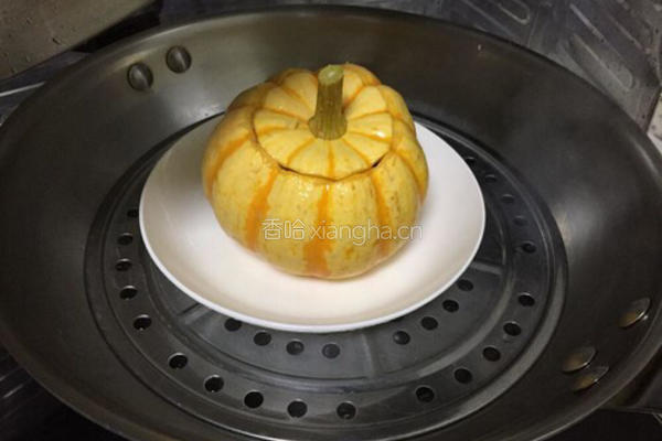 南瓜牛肉蒸的做法图解7