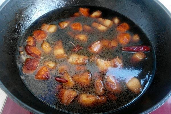 红烧肉炖宽粉的做法图解9