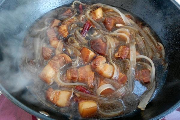 红烧肉炖宽粉的做法图解11