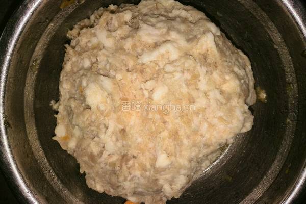 炒黄豆肉碎的做法图解3