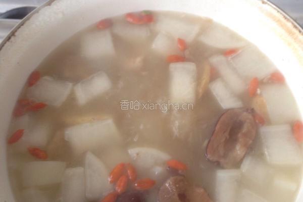 白萝卜清炖排骨汤的做法图解7