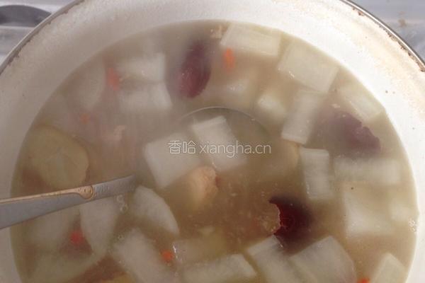白萝卜清炖排骨汤的做法图解8