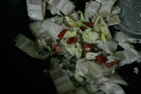 五花肉炒大白菜的做法图解2