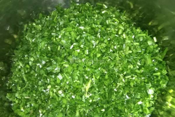 芹菜和韭菜饺子的做法图解5