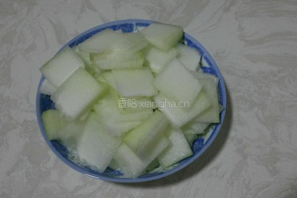 冬瓜酿肉丸的做法图解1