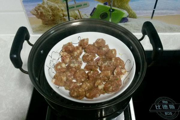 冬瓜酿肉丸的做法图解5