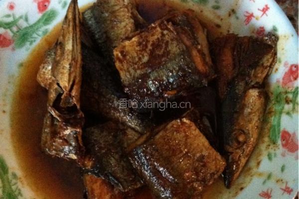 酱煎秋刀鱼