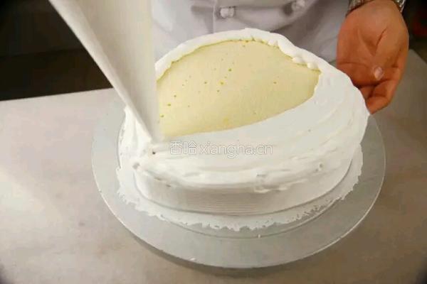 家庭心形蛋糕抹面的做法图解10