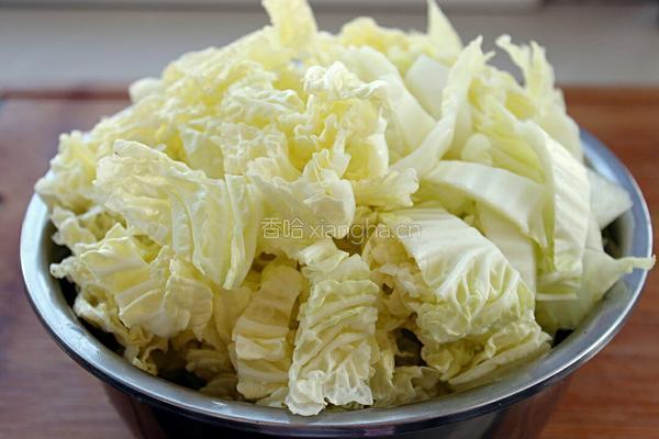 大白菜炖红烧肉的做法图解4