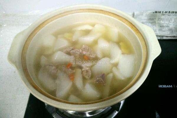 羊肉炖萝卜汤的做法图解10