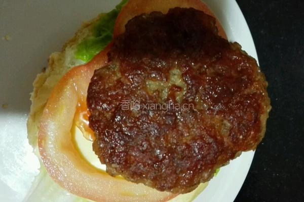 猪肉汉堡的做法图解12