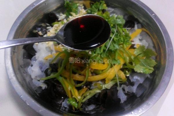 生椒拌双耳的做法图解4